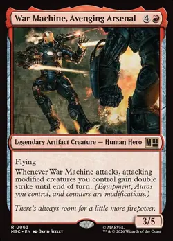 War Machine, Avenging Arsenal [MSC] #63 NM MTG - Image 1