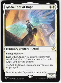 Giada, Font of Hope 141 Rare Foundations Magic: The Gathering Near Mint - Image 1