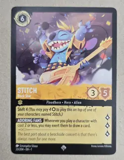 Disney Lorcana Lilo & Stitch Lot – 9 Cards – Rock Star, Alien Troublemaker Foil - Image 2