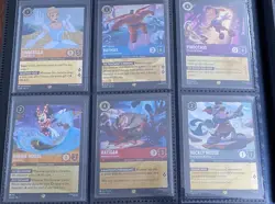 Disney Lorcana — Bulk Lot - 63 Foils (6 Legendaries) + 23 Non-Foil Legendaries - Image 1
