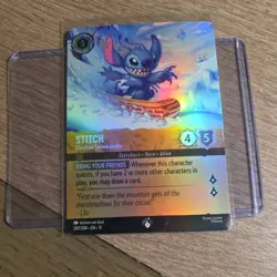 Lorcana: Stitch - Carefree Snowboarder 207/204 - Epic Foil - Winterspell - Image 1