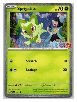 Sprigatito Horizons #191 SV: Scarlet & Violet Promo Cards Pokemon Promo - Image 1