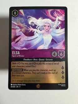 Elsa - Spirit of Winter 43/204 Disney Lorcana Fabled Legendary Cold Foil - Image 1