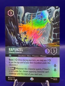 Disney Lorcana Rapunzel Ethereal Protector 222/204 Epic Foil Winterspell NM - Image 1