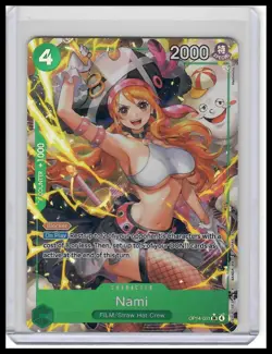 Nami (Alternate Art) OP14 OP14-031 Foil SR NM The Azure Sea's Seven - Image 1