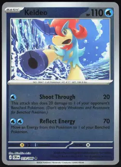 Pokemon - Chaos Rising - 019/086 Keldeo (Reverse Holo) - Image 1