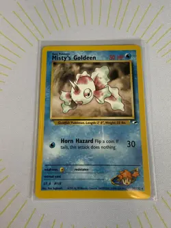 Pokemon TCG Misty's Goldeen 30/132 Card - Gym Heroes LP/NM ✨ - Image 2