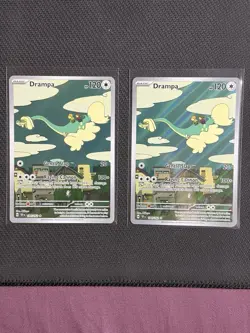 Pokemon TCG Drampa Holo Illustration Rare Card Temporal Forces 184/162 NM - Image 1