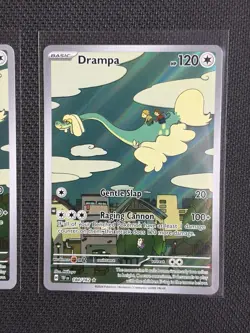 Pokemon TCG Drampa Holo Illustration Rare Card Temporal Forces 184/162 NM - Image 3