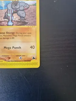 Machoke 38/144 Skyridge Non Holo Pokemon Card WOTC - Image 4