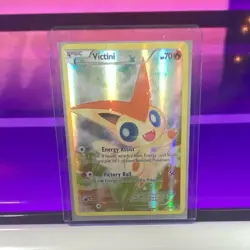 Pokemon TCG Victini XY117 XY Black Star Promo Holo English 70 HP Basic - Image 1