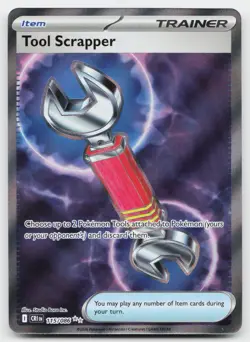 Tool Scrapper 115/086 Ultra Rare Chaos Rising Pokemon Holo Near Mint - Image 1