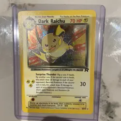 2000 Dark Raichu 83/82 - Team Rocket Holo Rare - Pokemon TCG - HP - Image 1