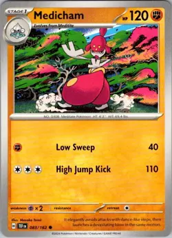 Medicham 083/162 Common Temporal Forces Pokemon Near Mint - Image 1