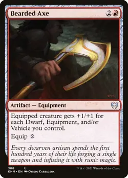 Bearded Axe Kaldheim Magic MTG Artifact CARD 1x (388) - Image 1
