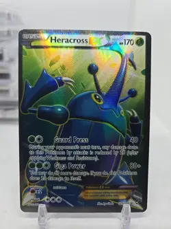 Pokemon card Heracross (Full Art) 105/111 XY - Furious Fists Holo -P85 - Image 1