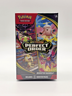 Pokemon TCG: Mega Evolution-Perfect Order Booster Bundle (6 Packs) New Sealed - Image 1