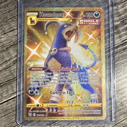 POKEMON TCG BATTLE STYLES HOUNDOOM SECRET RARE ALT ART HOLO 179/163 - Image 1