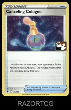 CANCELING COLOGNE 136/189 UC PRIZE PACK SERIES CARDS POKEMON NM/M - Image 1