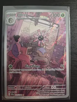 Lileep 145/142 Illustration Rare Stellar Crown Pokemon Near Mint - Image 1