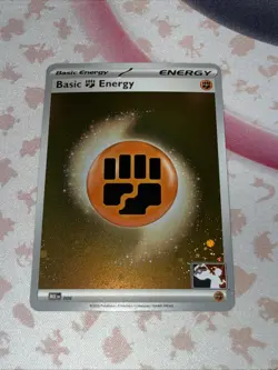 Basic Fighting Energy (Cosmos Holo) Holo Prize Pack Series Cards Pokemon Holo NM - Image 1