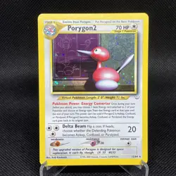 Porygon2 #12 12/64 Holo Rare Neo Revelation Unlimited Pokemon Card Vintage - NM - Image 1