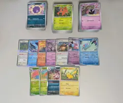 Pokemon 151 card lot (Common/Uncommon/Rare / Reverse Holos Duplicates 275 + Card - Image 1
