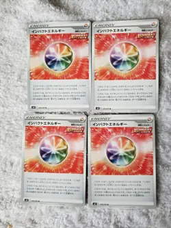 4x JAPANESE Pokemon Card Impact Energy 070/070 S6H Silver Lance NM/M - Image 1