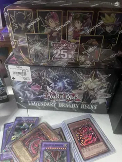 Yu-Gi-Oh Sealed Legendary Decks + Vintage Cards Blue-Eyes Red-Eyes Lot Over 200 - Image 4