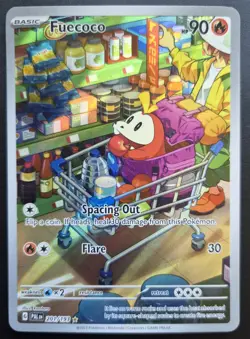 Pokemon Card - Fuecoco - Illustration Rare - Paldea Evolved 201/193 - NM - Image 1
