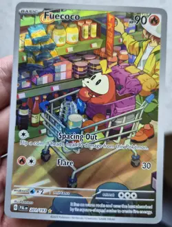 Pokemon Card - Fuecoco - Illustration Rare - Paldea Evolved 201/193 - NM - Image 3