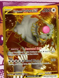 Pokemon - Bloodmoon Ursaluna ex 222/167 - Twilight Masquerade - Hyper Rare - NM - Image 2