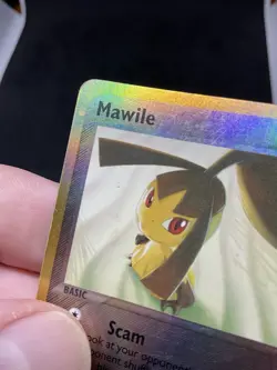 Mawile 9/100 Sandstorm Reverse Holo Pokemon Heavy Played - Image 4