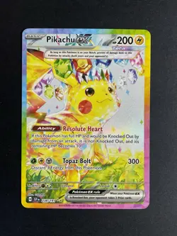 Pokemon Tcg Pikachu ex Special Illustration Rare SV08: Surging Sparks 238/191 NM - Image 1