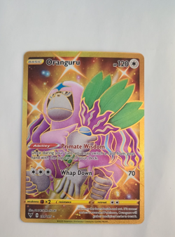 Pokemon 2020 Vivid Voltage Oranguru 199/185 Shiny Gold NM - Image 1