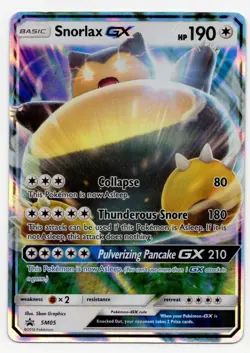 Pokemon TCG Snorlax GX Promo - Image 1