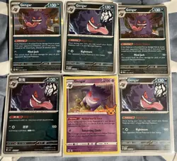 Pokemon TCG Gengar 6-Card Holo Lot - Image 1