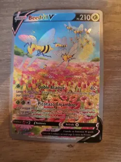 Beedrill V 161/189 Astral Radiance Alt Art Pokemon Card Full Art Holo NM - Image 2