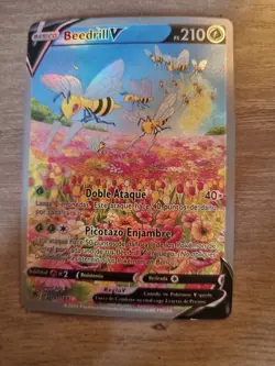 Beedrill V 161/189 Astral Radiance Alt Art Pokemon Card Full Art Holo NM - Image 3