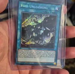 Yu-Gi-Oh! Konami Void Unleashing Secret Rare Foil 1st Ed BLGG-EN025 - Image 1