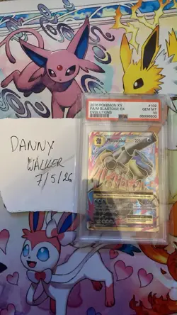 2016 Pokemon XY Evolutions #102 M Blastoise Ex FA PSA 10 GEM MINT - Image 1