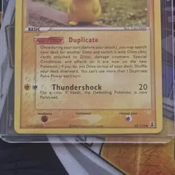 Pokemon TCG Ditto (Pikachu) EX Delta Species 63/113 NM - Image 4