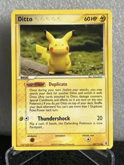 Ditto Pikachu 63/113 ex Delta Species 2005 NM non-holo - Image 1