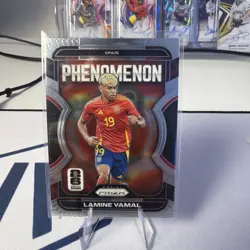 Panini 2026 SILVER Prizm FIFA World Cup Phenomenon Insert #1 Lamine Yamal Spain - Image 1