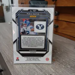 2023 Panini Prizm Draft Picks - Puka Nacua #197 Gold Ice Prizm (RC) - Image 2