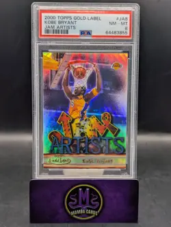 2000-01 Topps Gold Label Kobe Bryant Jam Artists PSA 8 NR-MINT | Lakers GOAT - Image 1