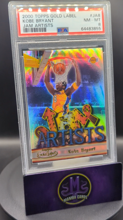 2000-01 Topps Gold Label Kobe Bryant Jam Artists PSA 8 NR-MINT | Lakers GOAT - Image 2