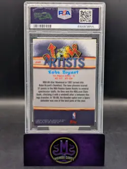 2000-01 Topps Gold Label Kobe Bryant Jam Artists PSA 8 NR-MINT | Lakers GOAT - Image 3