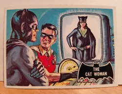 1966 Topps Batman - #25 "The Cat Woman" - G/VG Condition - Image 1