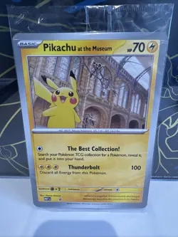 Pikachu At The Museum Jumbo Card Sealed - Image 1